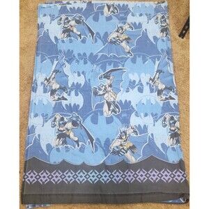 Vintage DC COMICS‎  Twin Flat Sheet Batman Blue Comic Tm READ
